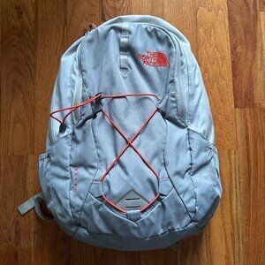 Northface grey/orange Jester Backpack